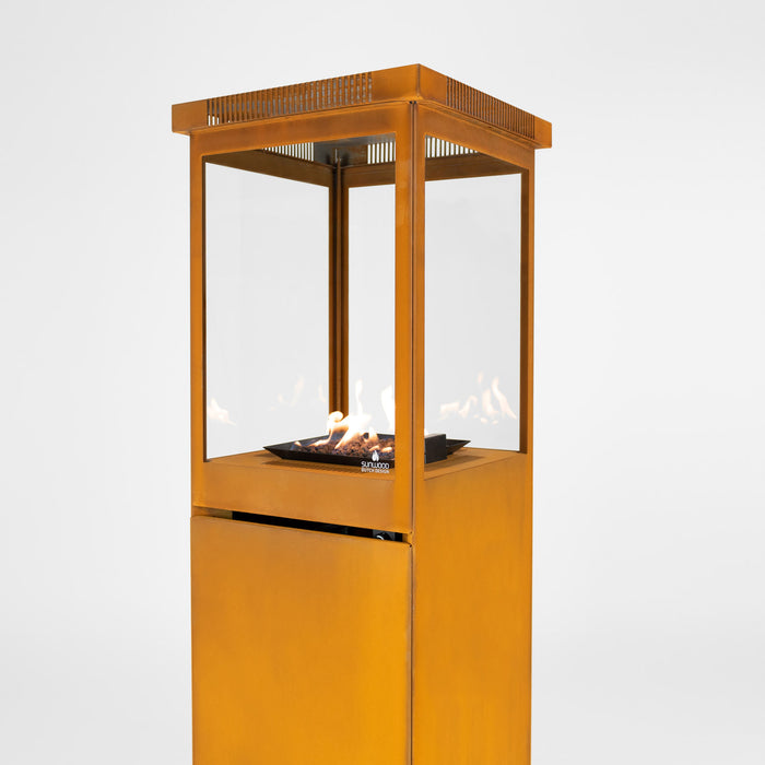 Marino Premium Cortenstahl Feuerstelle für den Außenbereich
